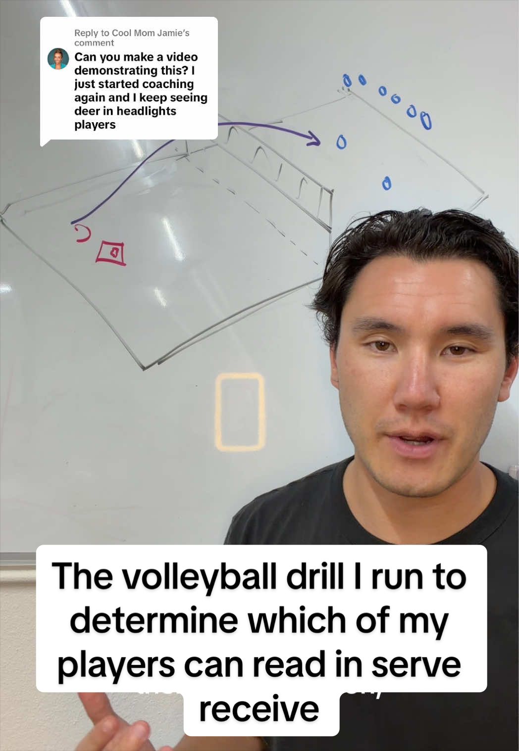 Straddle Drill serve receive reading demo thumbnail from ThatCoachKai